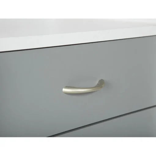 3S. x Home Caisson De Rangement Sur Roulettes Gris Blanc Sale