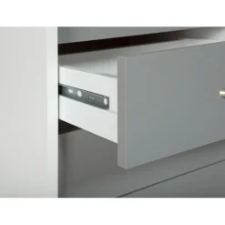 3S. x Home Caisson De Rangement Sur Roulettes Gris Blanc Sale