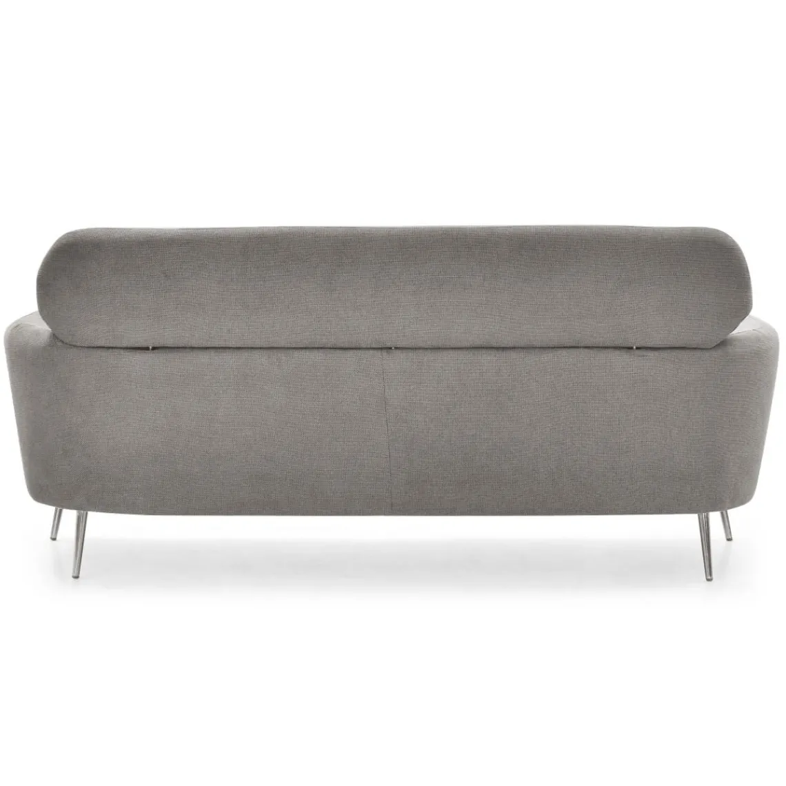 3S. x Home Canapé 3 places moderne avec haut dossier Damigal Tissu doux Gris Best