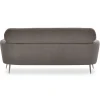 3S. x Home Canapé 3 places moderne avec haut dossier Damigal Tissu doux Gris taupe Online