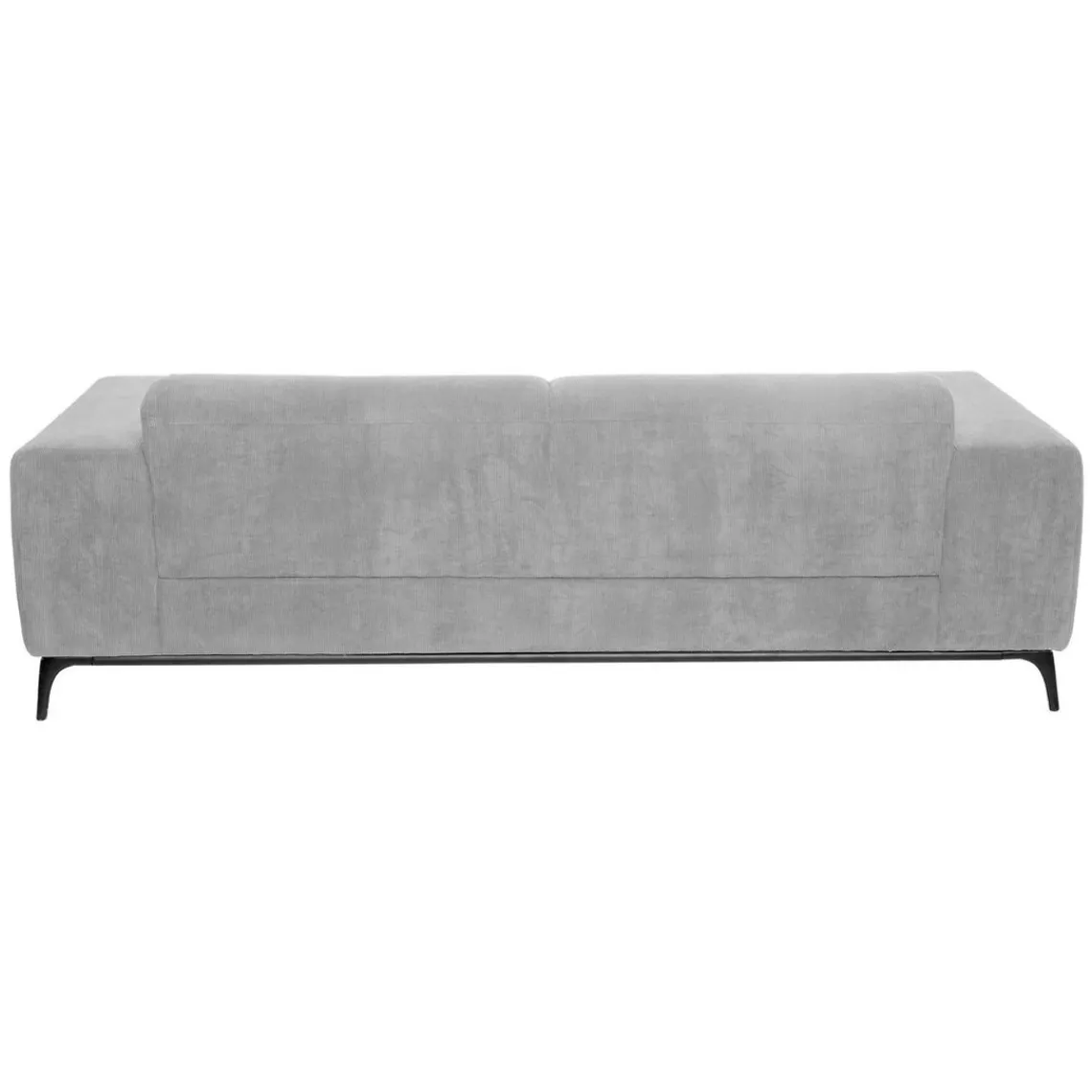 3S. x Home Canapé 3 Places Velours Côtelé CHRIS Gris Sale