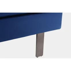 3S. x Home Canapé 3 places Vincennes Velours Bleu Sale