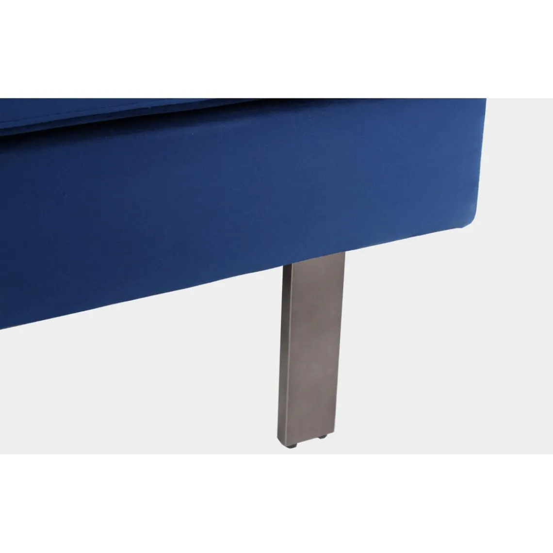 3S. x Home Canapé 3 places Vincennes Velours Bleu Sale