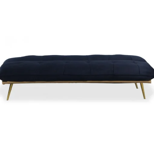 3S. x Home Canapé Convertible Clic-Clac BRICE Velours Noir Online