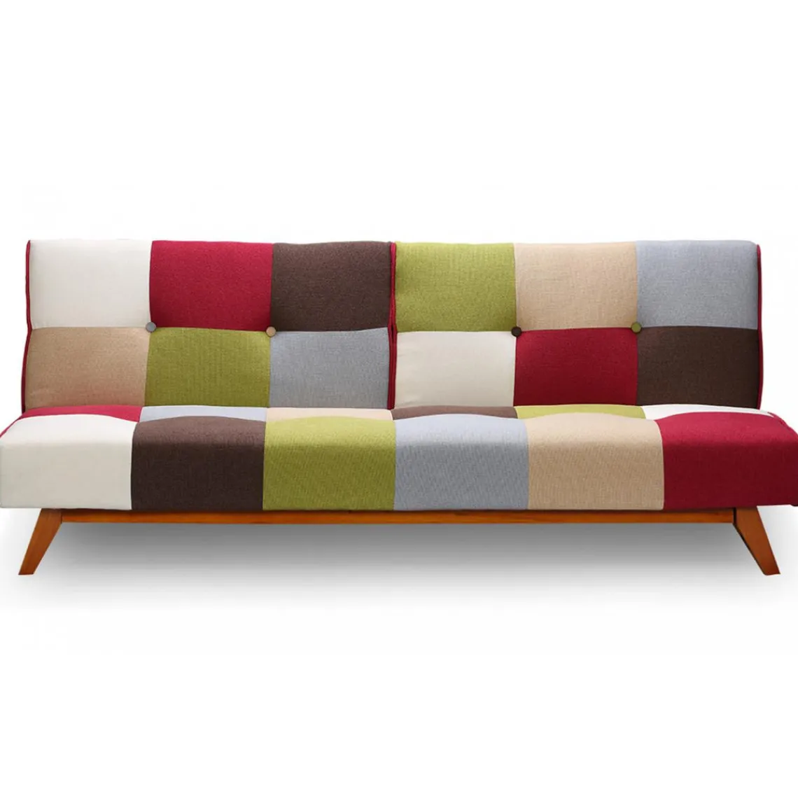 3S. x Home Canapé convertible clic-clac scandinave Yazu Multicolore Hot