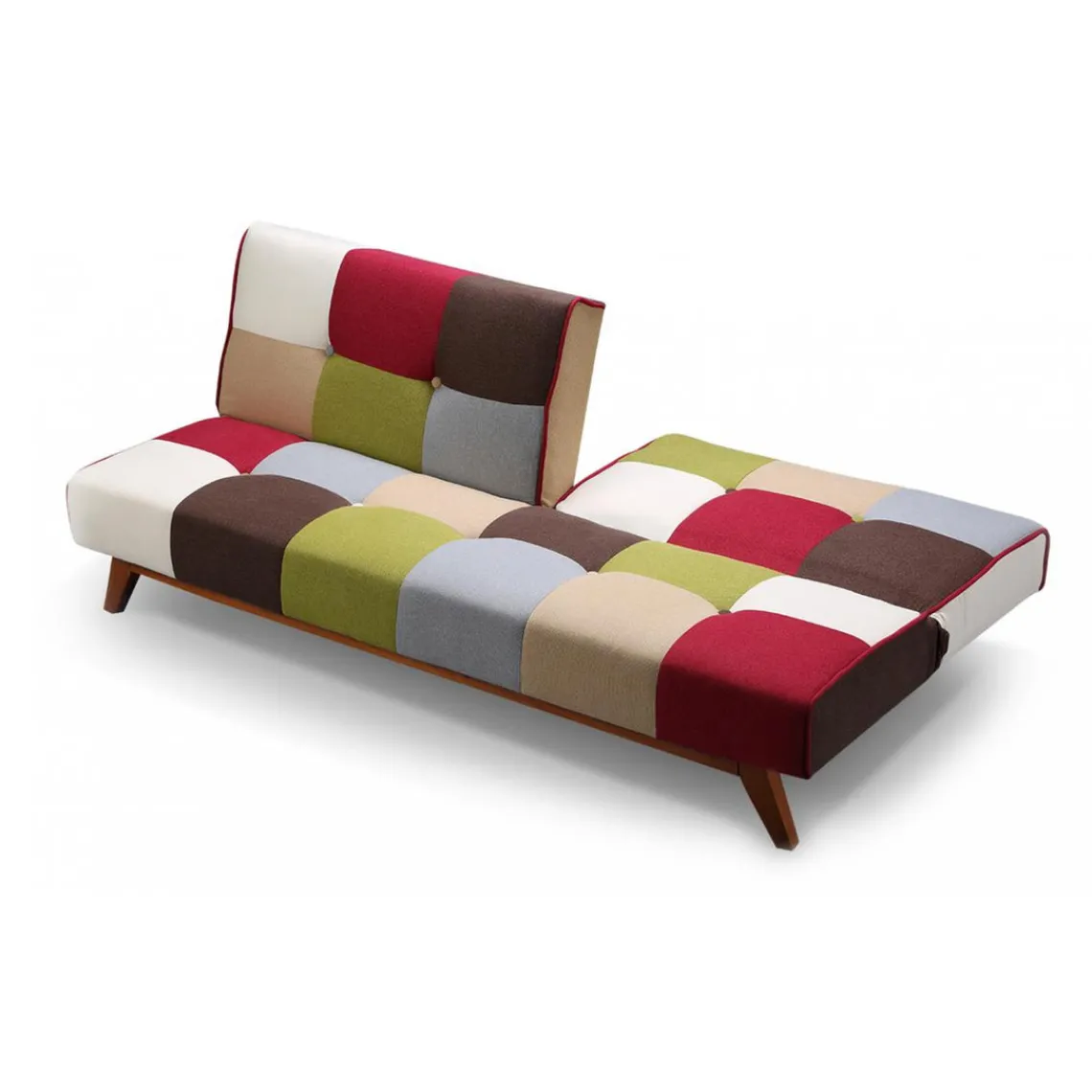 3S. x Home Canapé convertible clic-clac scandinave Yazu Multicolore Hot