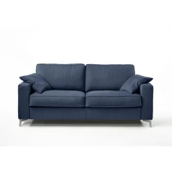 3S. x Home Canapé convertible express 3 places CARLA Bleu New