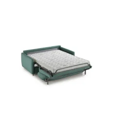 3S. x Home Canapé convertible express Canard 3 places GIACOMO Bleu Hot
