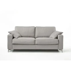 3S. x Home Canapé convertible express 3 places CARLA Gris clair Outlet