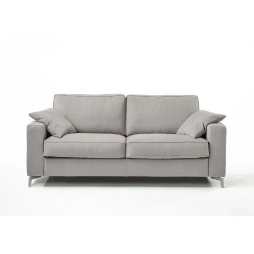 3S. x Home Canapé convertible express 3 places CARLA Gris clair Outlet