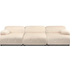 3S. x Home Canapé design modulable Hollywood Velours Beige Sale