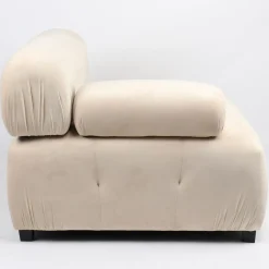 3S. x Home Canapé design modulable Hollywood Velours Beige Sale