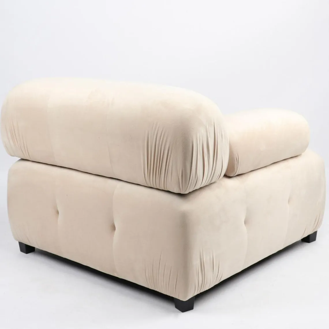 3S. x Home Canapé design modulable Hollywood Velours Beige Sale