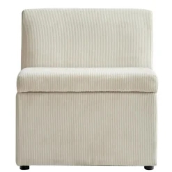 3S. x Home Canapé modulable VARDE design scandinave raffiné en velours côtelé avec mousse Online