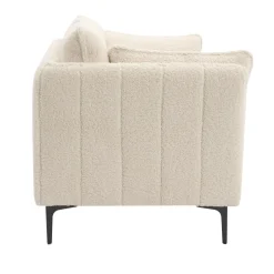 3S. x Home Canape 3 places en Metal blanc Outlet