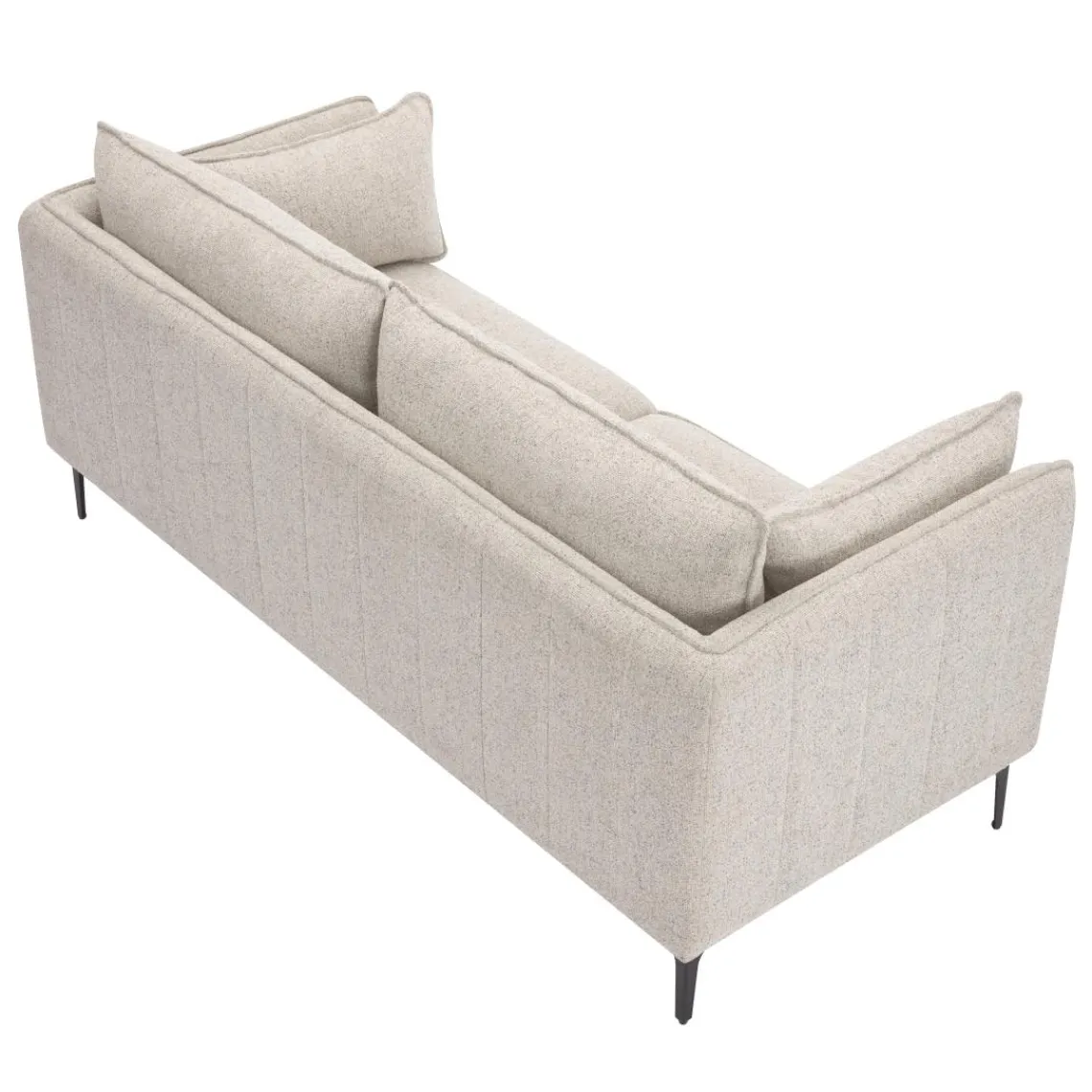 3S. x Home Canape 3 places en Metal gris