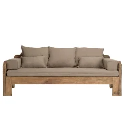 Macabane Canapé-lit bois Pin recyclé avec coussins Clearance