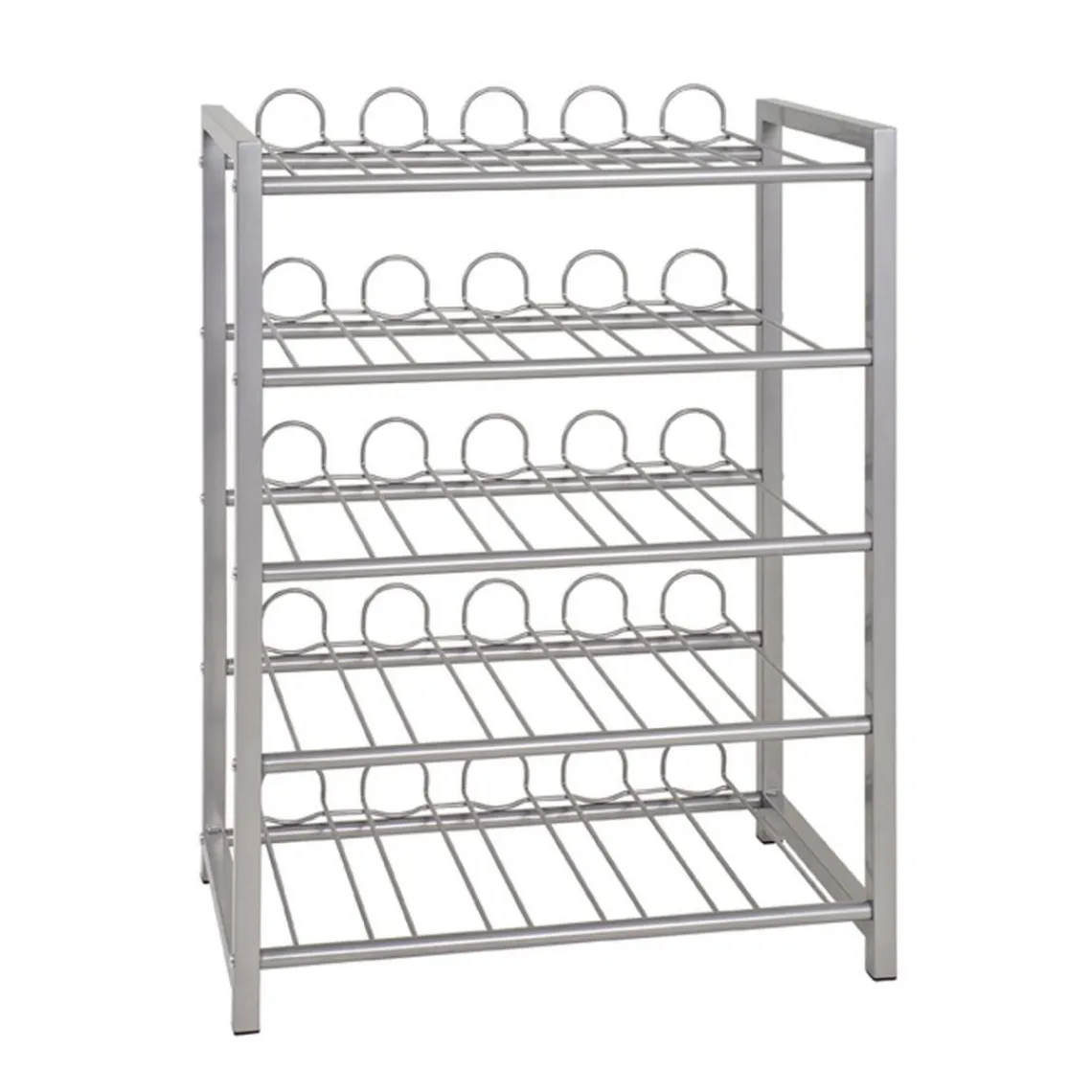 3S. x Home Casier à bouteilles 5 niveaux en acier 45 bouteilles Clearance