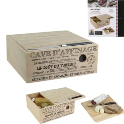 3S. x Home Cave a fromage bois avec couteau ABILENE Best