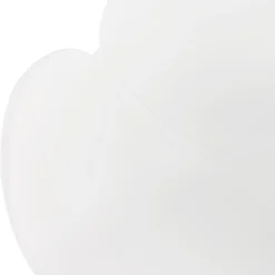 ALTEREGO Chaise avec accoudoirs 'APODIS' blanche en matière plastique