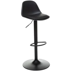 3S. x Home Chaise De Bar Ajustable AIKO Noir Best