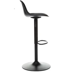 3S. x Home Chaise De Bar Ajustable AIKO Noir Best