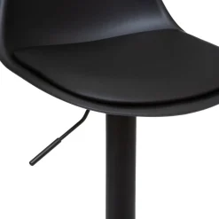 3S. x Home Chaise De Bar Ajustable AIKO Noir Best