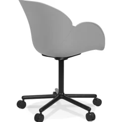 ALTEREGO Chaise de bureau avec accoudoirs 'ORION' gris Hot