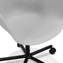 ALTEREGO Chaise de bureau avec accoudoirs 'ORION' gris Hot