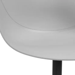 ALTEREGO Chaise de bureau avec accoudoirs 'ORION' gris Hot