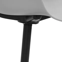 ALTEREGO Chaise de bureau avec accoudoirs 'ORION' gris Hot