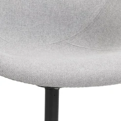 ALTEREGO Chaise de bureau avec accoudoirs 'ASTRA' gris clair Best