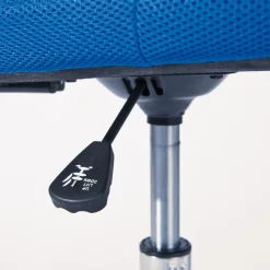 3S. x Home Chaise de bureau enfant à roulettes Bleu DUTEL New
