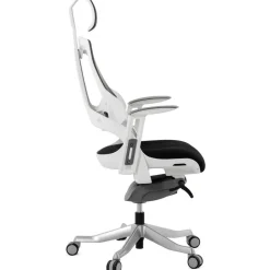 ALTEREGO Chaise de bureau ergonomique tissu noir SALOO Clearance