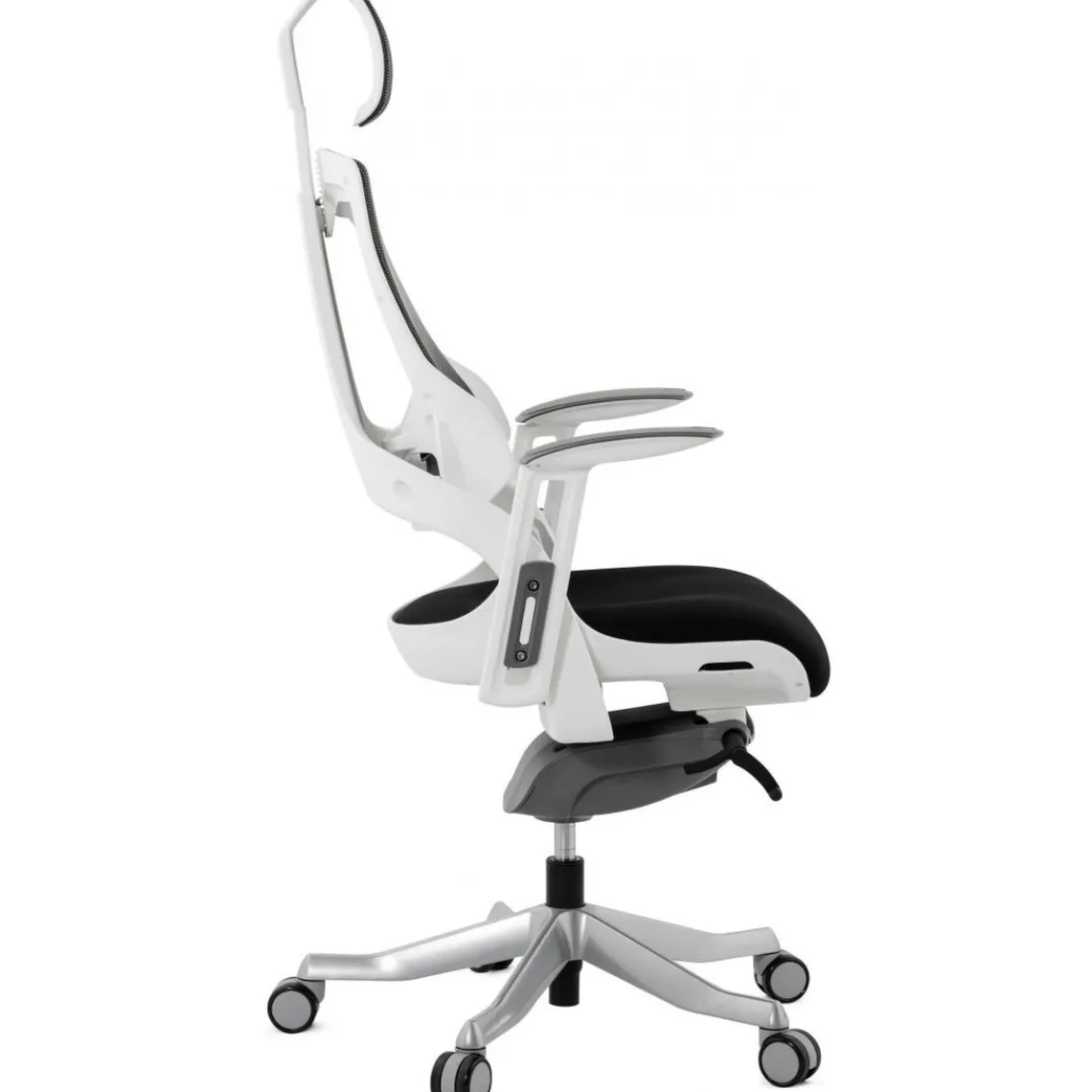 ALTEREGO Chaise de bureau ergonomique tissu noir SALOO Clearance