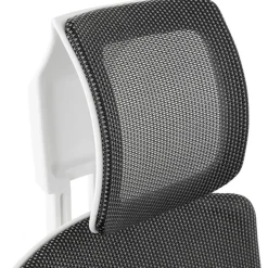 ALTEREGO Chaise de bureau ergonomique tissu noir SALOO Clearance