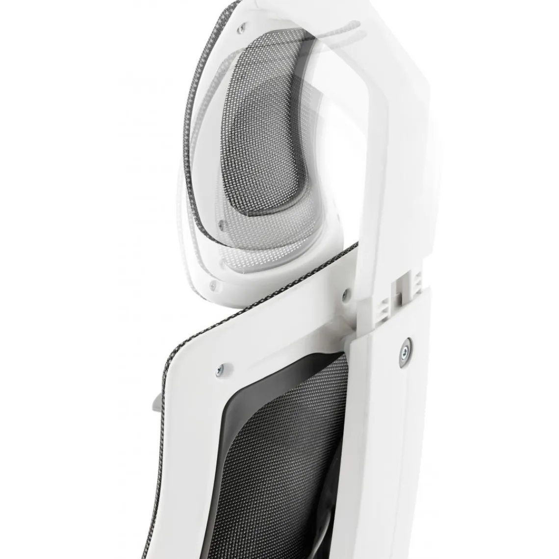 ALTEREGO Chaise de bureau ergonomique tissu noir SALOO Clearance