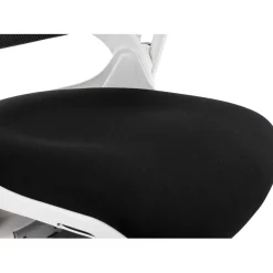 ALTEREGO Chaise de bureau ergonomique tissu noir SALOO Clearance