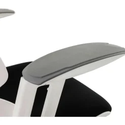 ALTEREGO Chaise de bureau ergonomique tissu noir SALOO Clearance