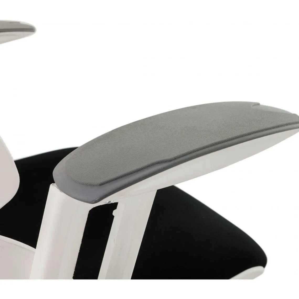 ALTEREGO Chaise de bureau ergonomique tissu noir SALOO Clearance