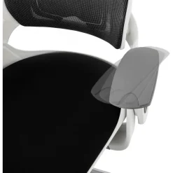 ALTEREGO Chaise de bureau ergonomique tissu noir SALOO Clearance