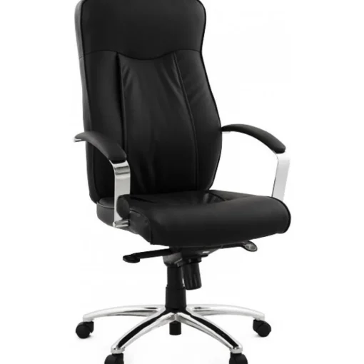ALTEREGO Chaise de bureau noir mobile LANER Clearance