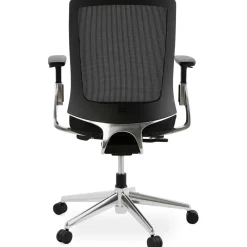 ALTEREGO Chaise de bureau noire 65x68x111 cm BSIMONE Outlet