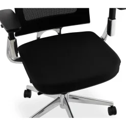 ALTEREGO Chaise de bureau noire 65x68x111 cm BSIMONE Outlet