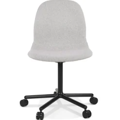 ALTEREGO Chaise de bureau 'POLARIS' gris clair sur roulettes Clearance