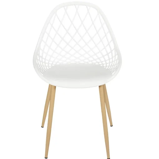 3S. x Home Chaise de Jardin Croisillons Blanc Discount