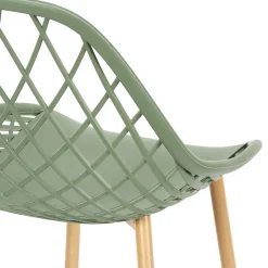 3S. x Home Chaise de Jardin Croisillons Vert Sale