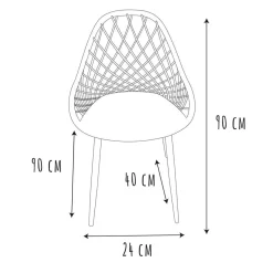 3S. x Home Chaise de Jardin Croisillons Vert Sale