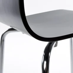 ALTEREGO Chaise de salle à manger design 'ESPERA' en bois noire Online