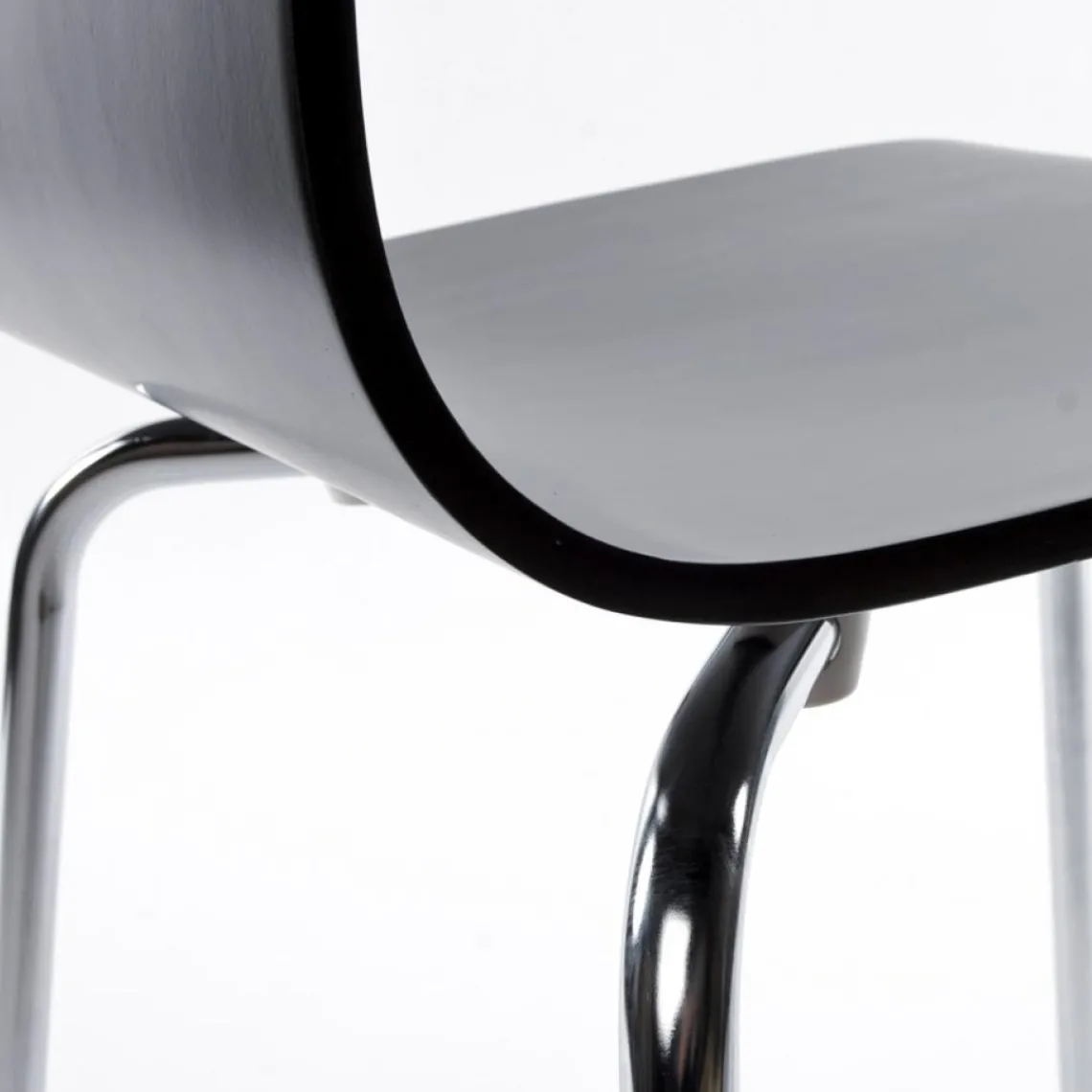 ALTEREGO Chaise de salle à manger design 'ESPERA' en bois noire Online